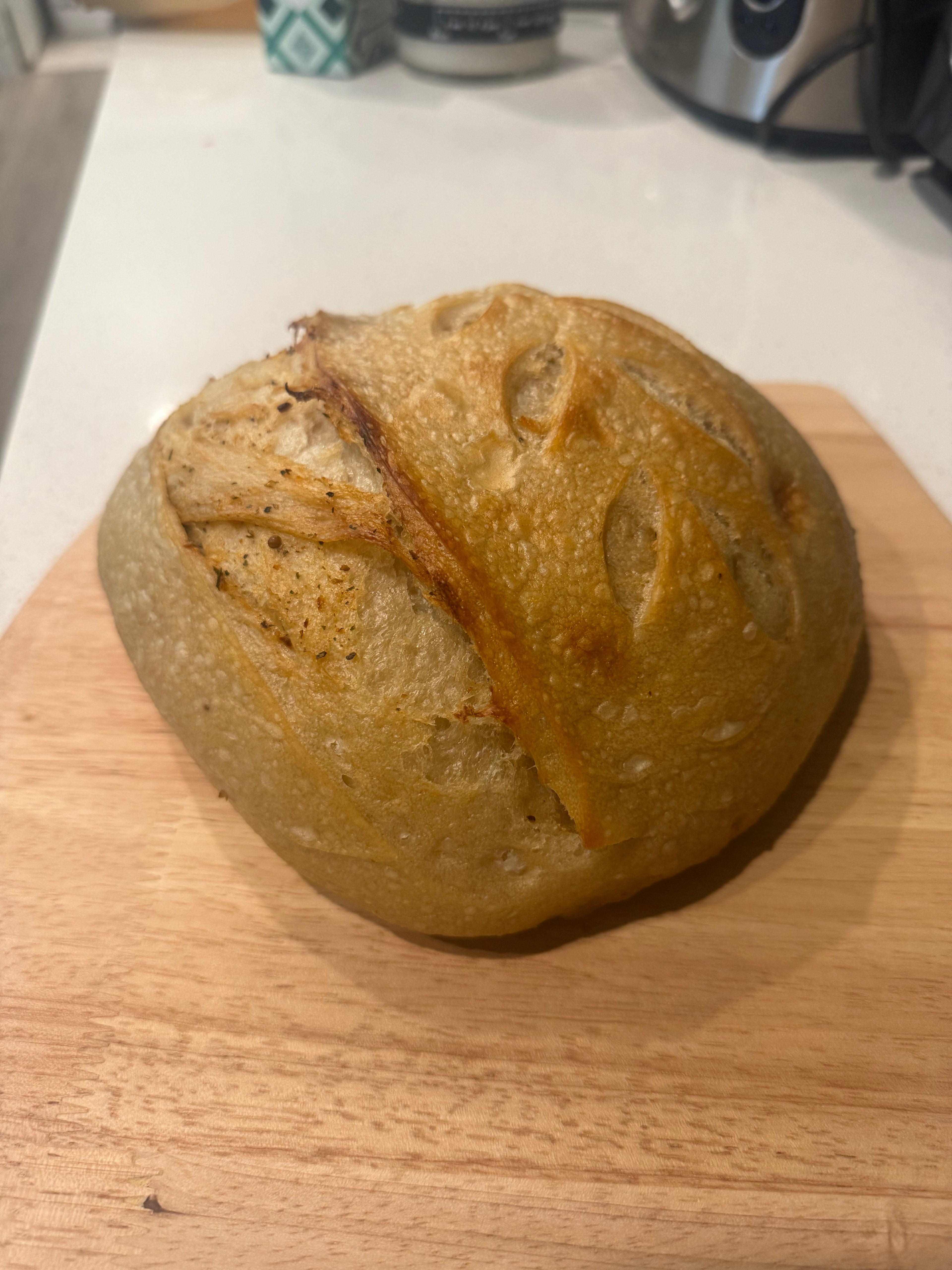 Roasted Garlic Herb Loaf